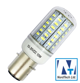 Лампа LED P28s 10-30v DC (85-265v AC)
